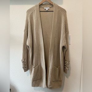 Boutique (JCPenney) Tan Oversized Sweater - Size 2X